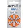 Plaquette de 6 piles auditives Power One 13 (orange) | Audial